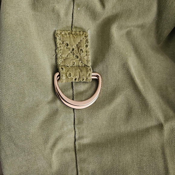 Soft Surrounding Pants 3X Plus Cargo Style Convertible Leg Eyelet Pockets Green - Picture 11 of 13